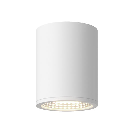 Nordic 6-in (5-in Dia.) Black LED Exterior Ceiling