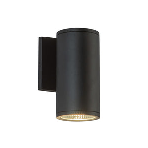 Nordic 7-in (3-in Dia.) Black LED Exterior Wall