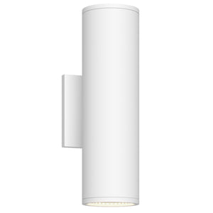 Nordic 12-in (3-in Dia.) Black LED Exterior Wall