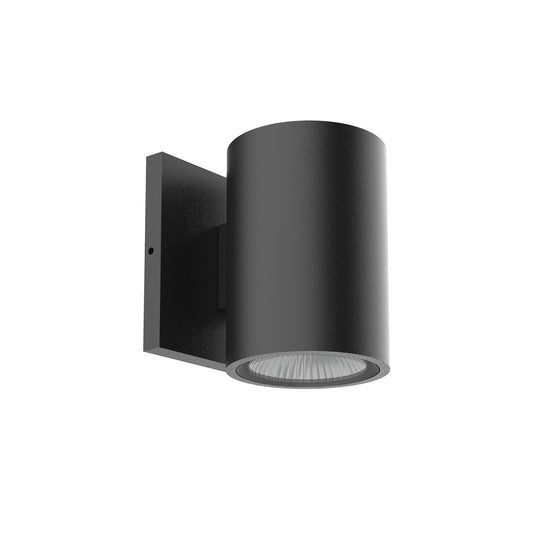 Nordic 5-in Gray LED Exterior Wall Sconce