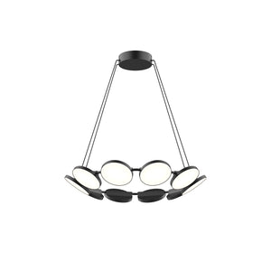 Novel 25-in Black LED Chandeliers