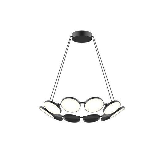 Novel 25-in Black LED Chandeliers