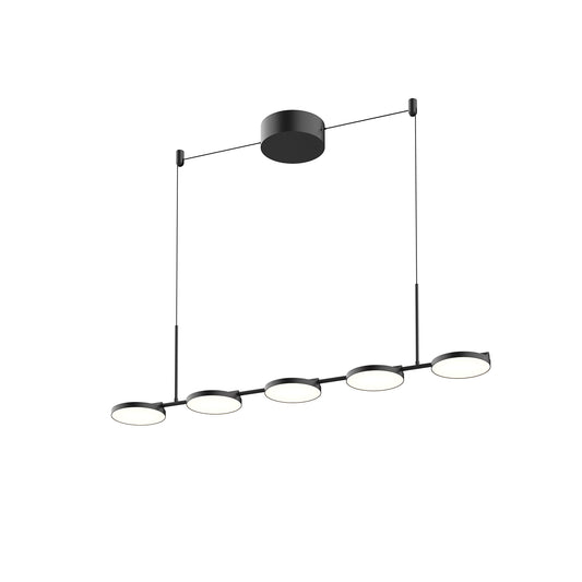 Novel 37-in Black LED Linear Pendant