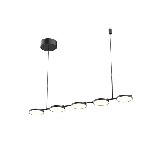 Novel 37-in Black LED Linear Pendant