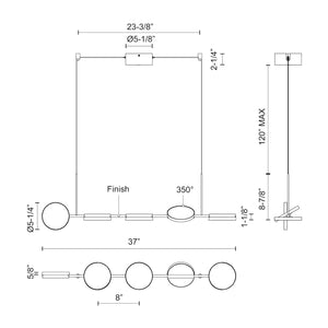 Novel Linear Pendant