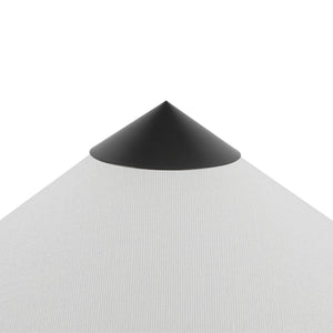 Ono 20-in Matte Black Socket Table Lamp
