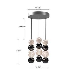 Onyx 3 Head LED Multi Pendant