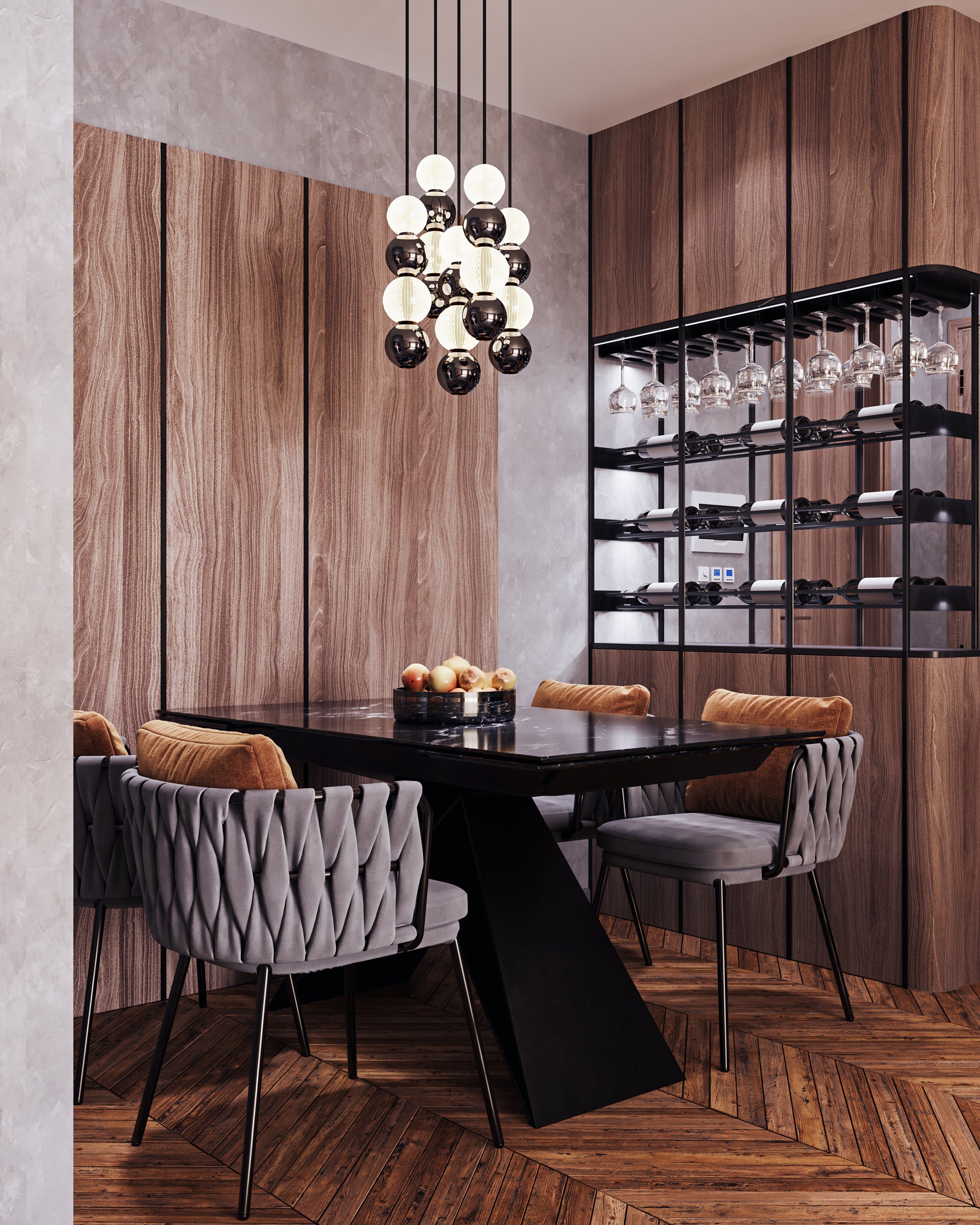 Onyx 5 Head LED Multi Pendant