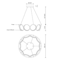 Oros Chandelier