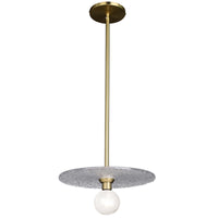 Hammered Glass Pendant