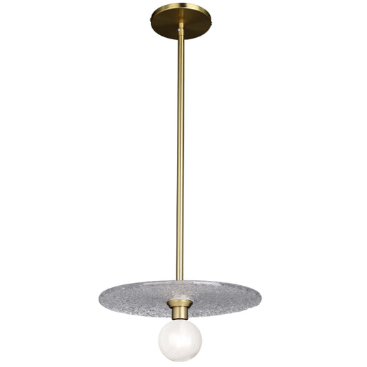 Hammered Glass Pendant