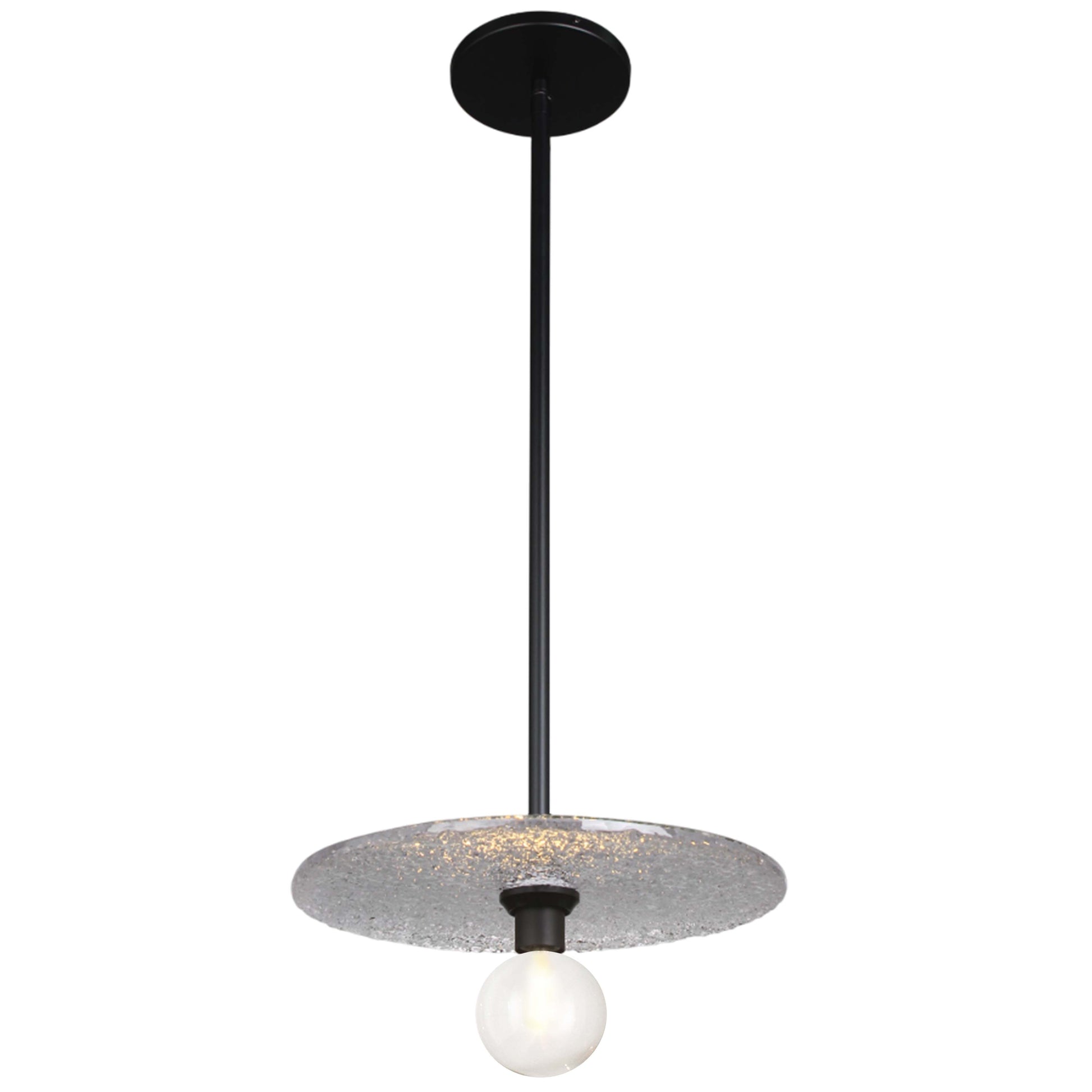 Hammered Glass Pendant