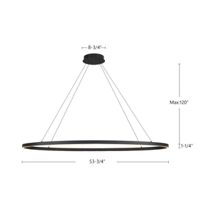 Ovale Linear Pendant