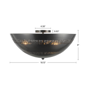 Overland 18-in Flush Mount