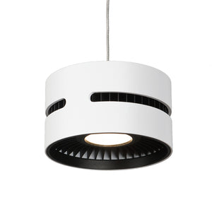 Oxford 5-in Black LED Pendant