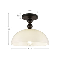 Paisley Semi-Flush Mount