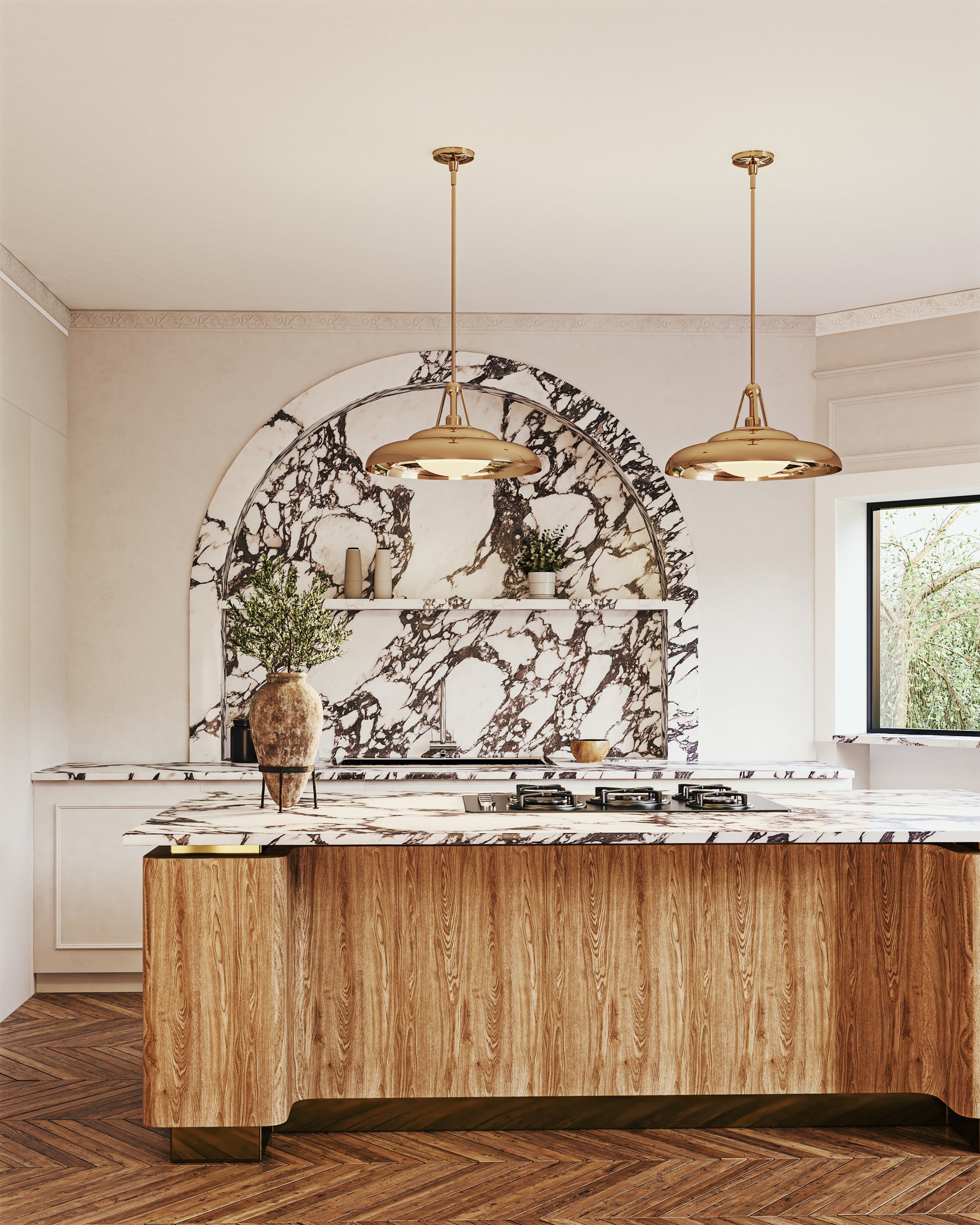 Palmetto 20-in Pendant