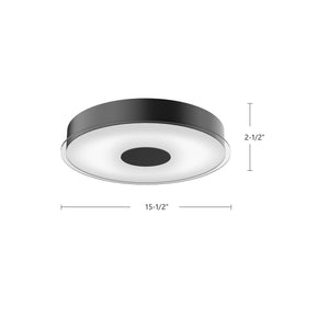 Parker 16-in Flush Mount