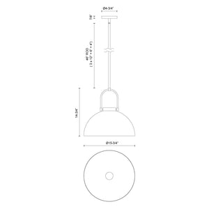 Harper 16-in Pendant