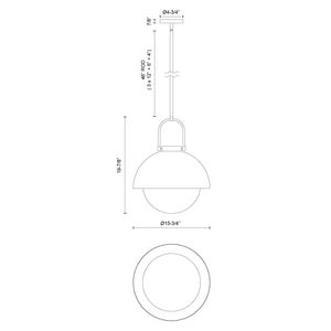 Harper 16-in Pendant