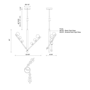 Cypress 2 Head Pendant