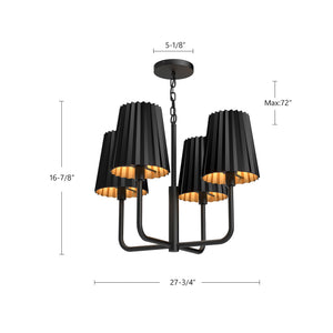 Plisse Chandelier