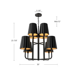 Plisse Chandelier