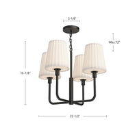 Plisse Chandelier
