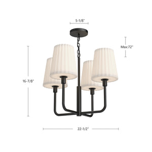 Plisse Chandelier