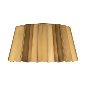 Plisse Flush Mount