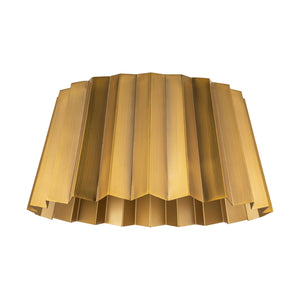 Plisse Flush Mount