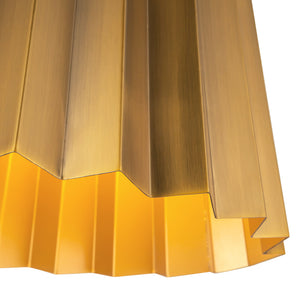 Plisse 14-in Flush Mount