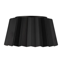Plisse Flush Mount