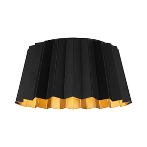 Plisse Flush Mount