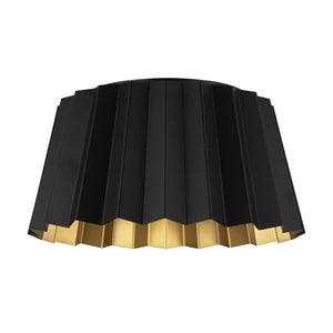 Plisse Flush Mount