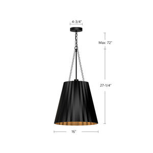 Plisse Pendant