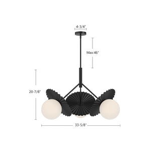 Plume Chandelier