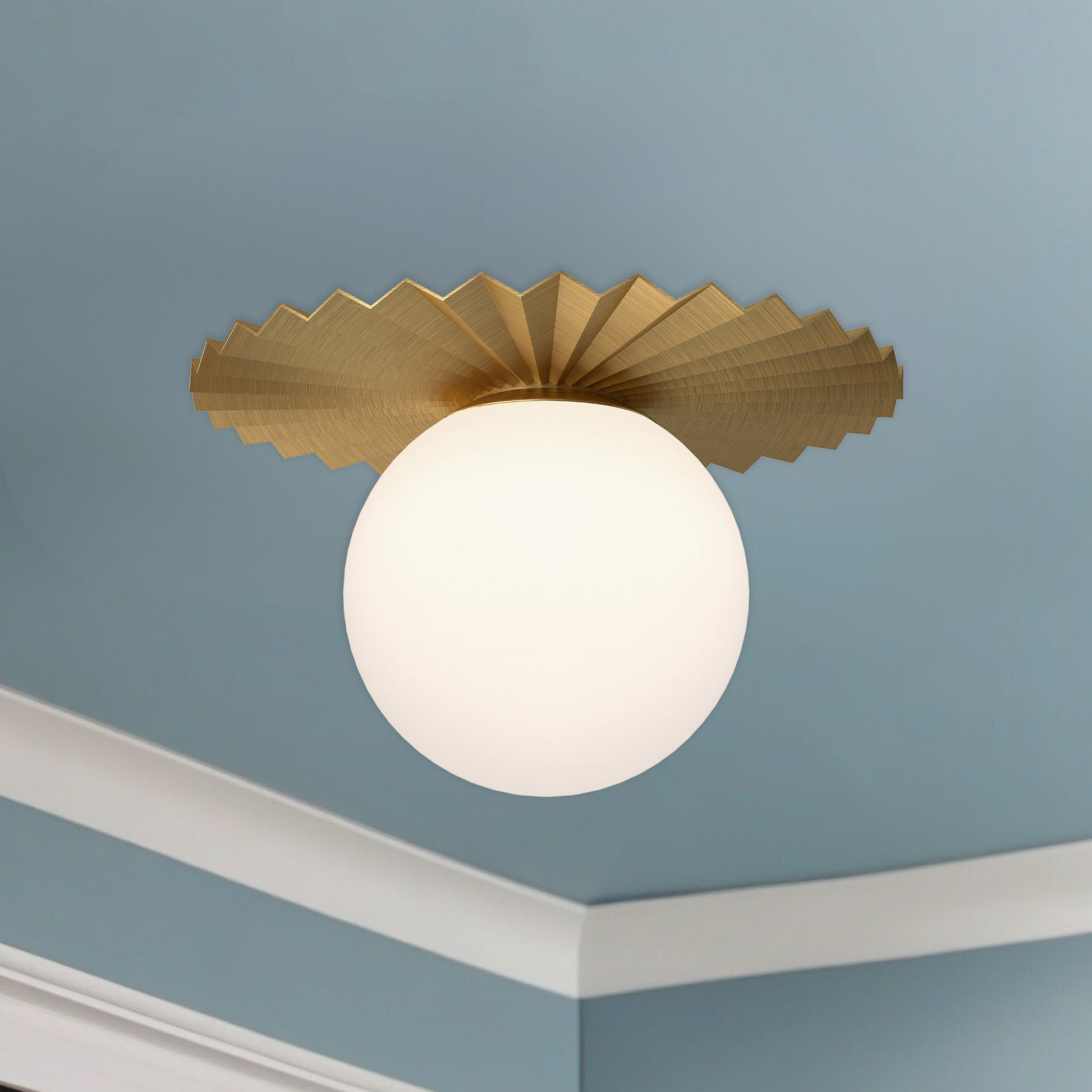 Plume 14-in Flush Mount