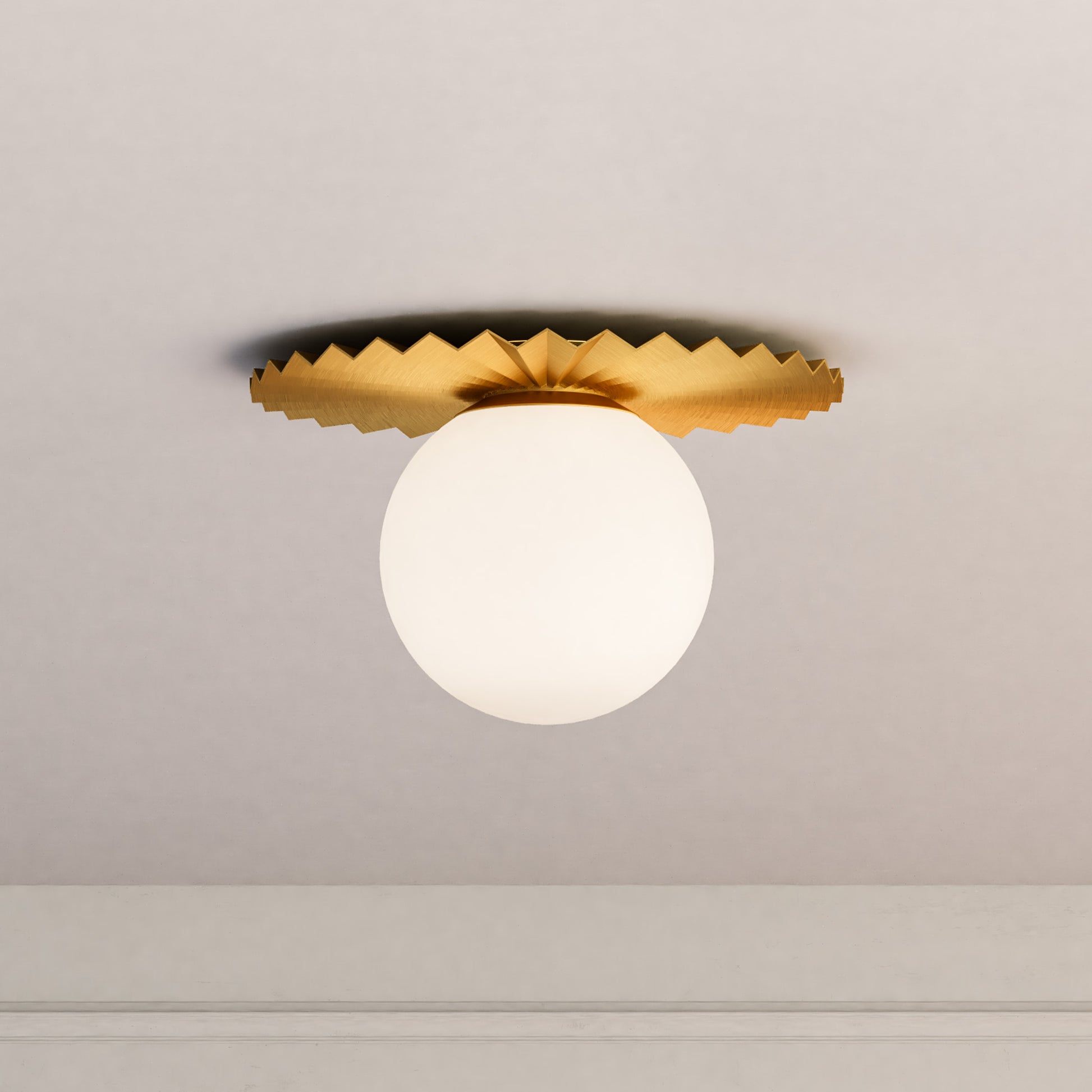 Plume 14-in Flush Mount