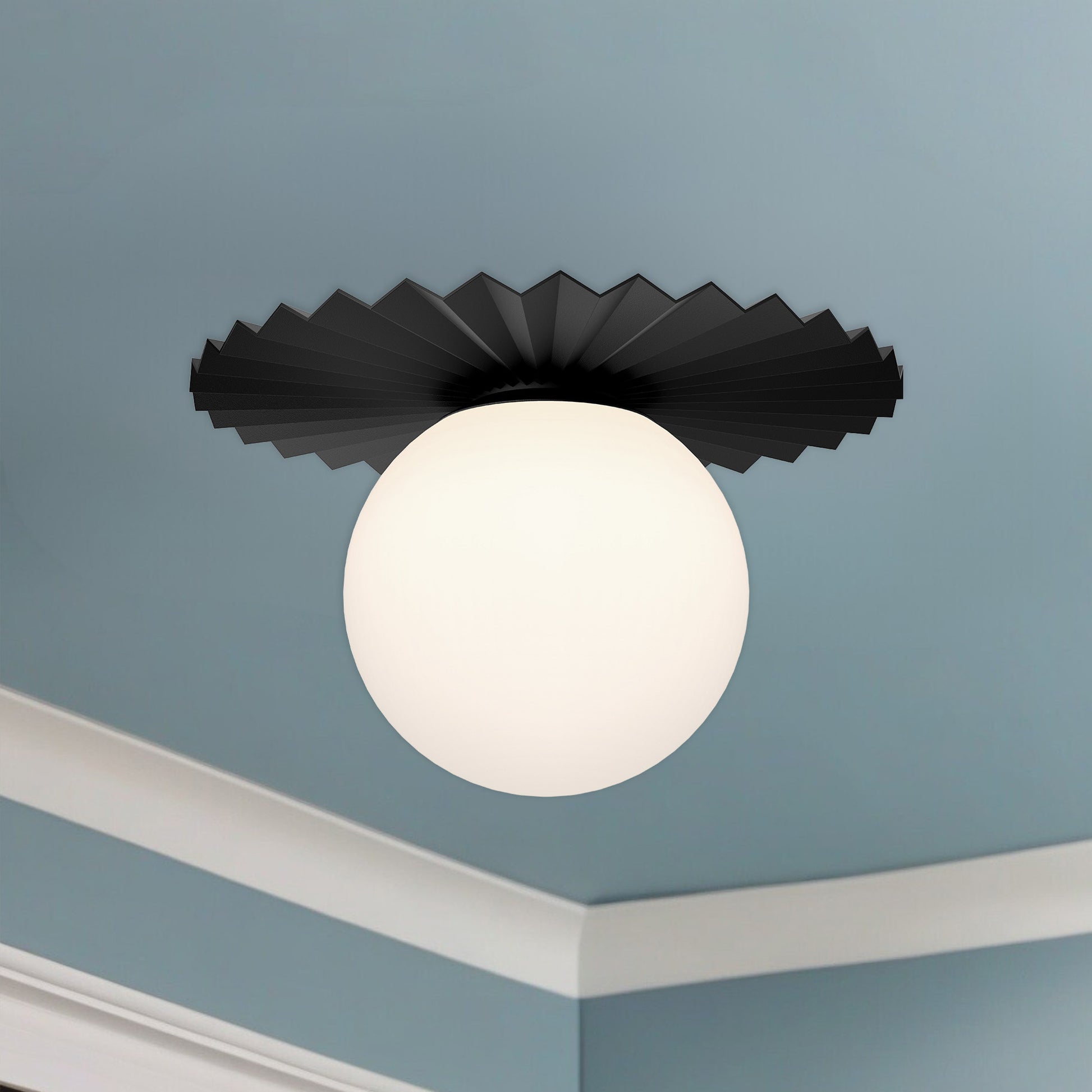 Plume 14-in Flush Mount