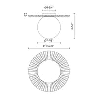 Plume Flush Mount