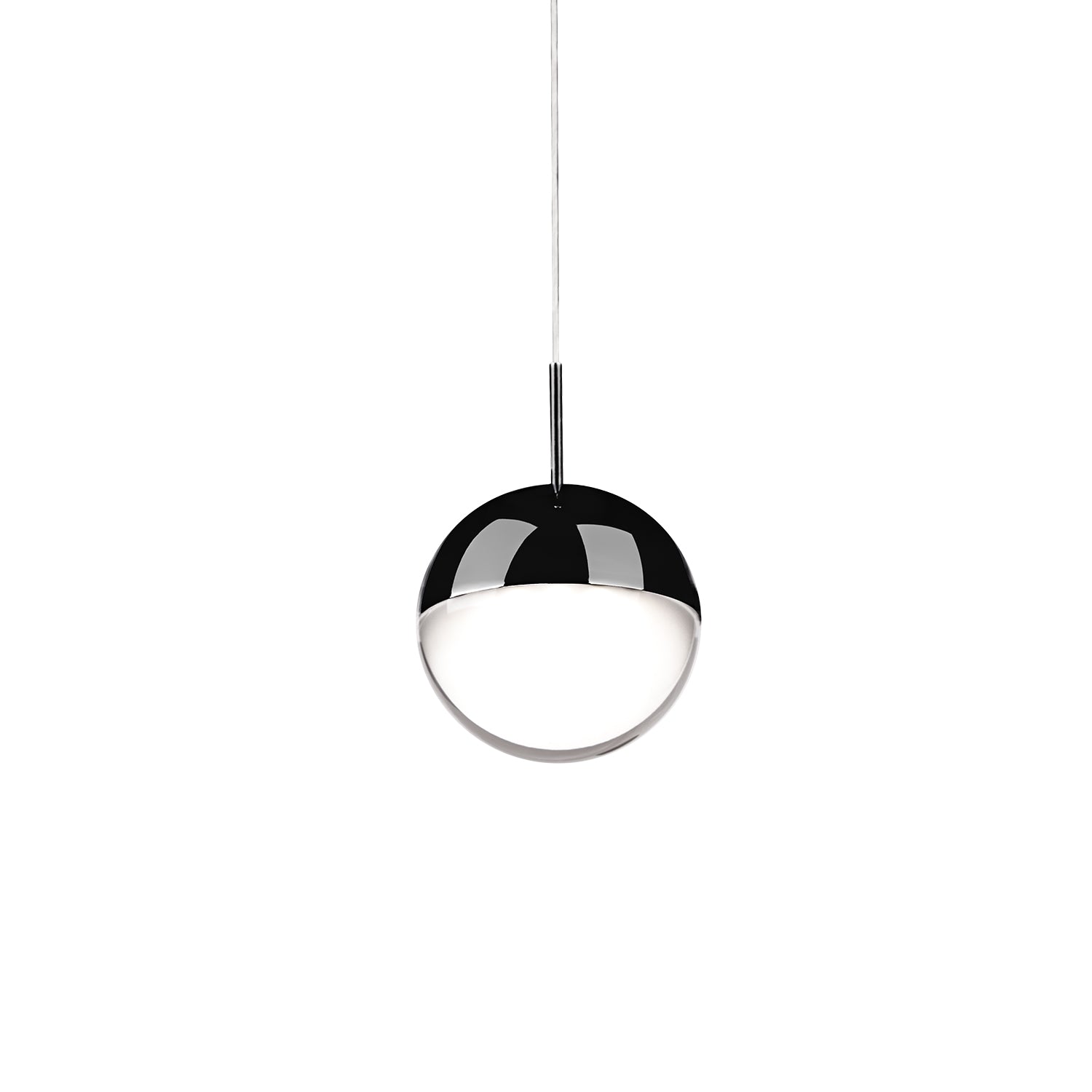 Pluto 4-in Chrome LED Pendant