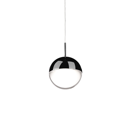 Pluto 4-in Chrome LED Pendant