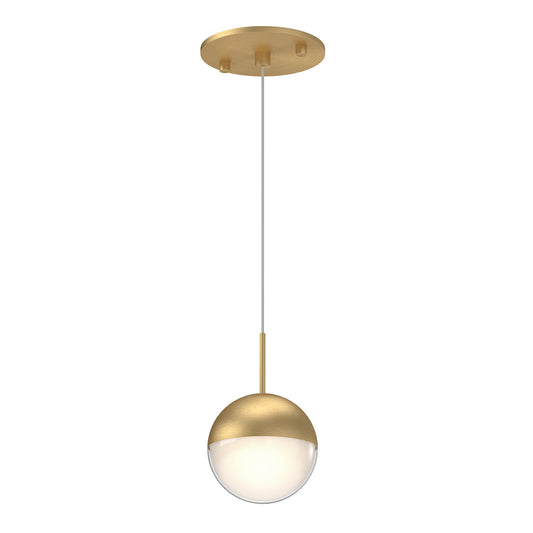 Pluto 4-in Chrome LED Pendant