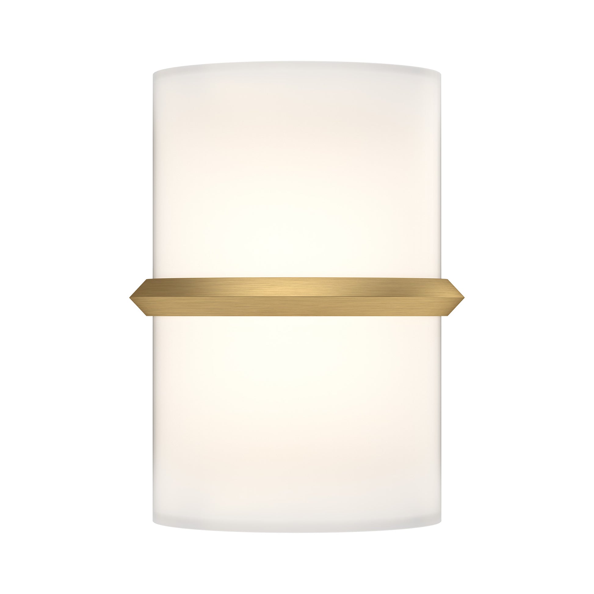 Pondi 9-in Brushed Gold LED Wall Sconce