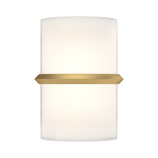 Pondi 9-in Brushed Gold LED Wall Sconce