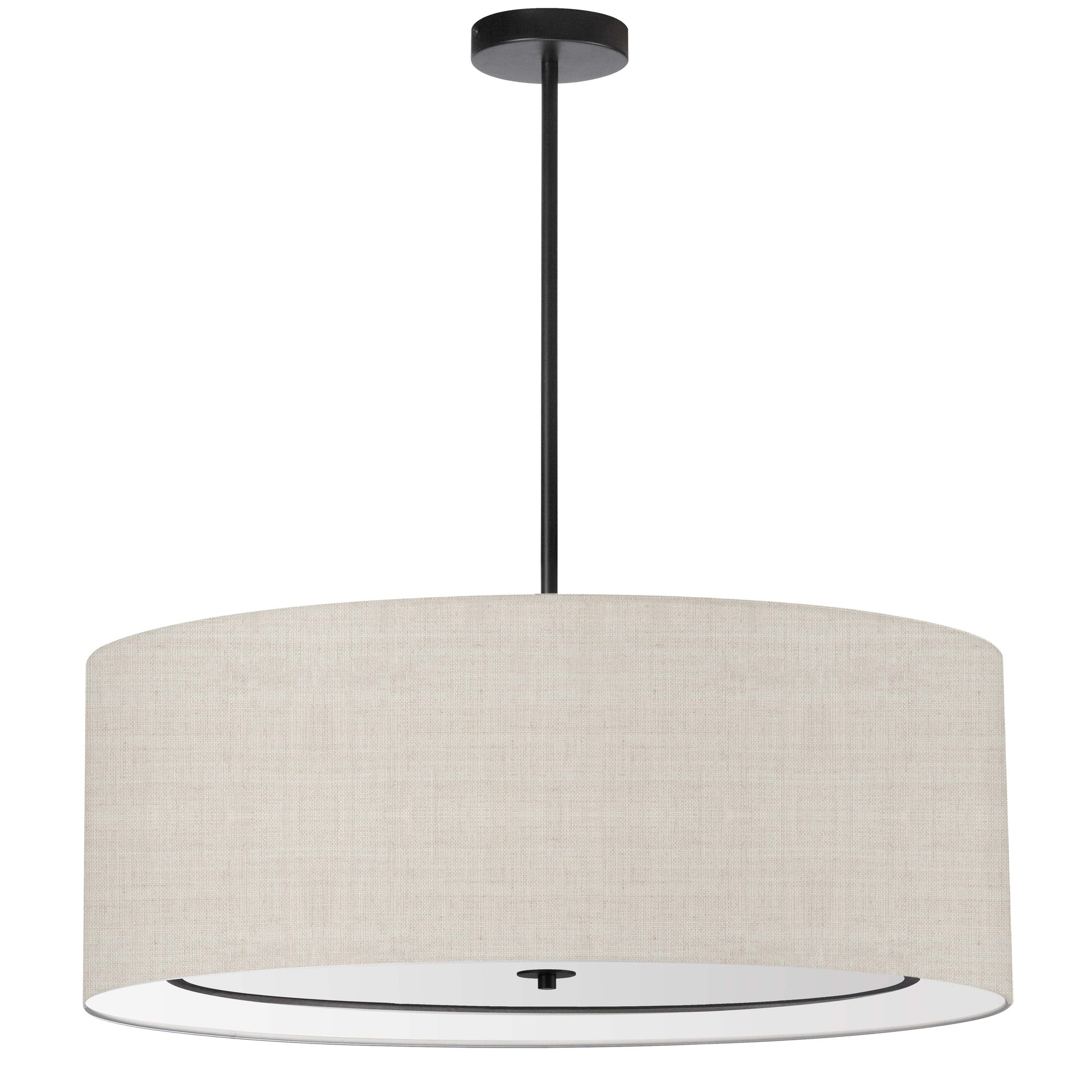 Porscha 4LT Drum Shade Pendant