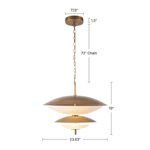 Prescott 24-in LED Chandelier