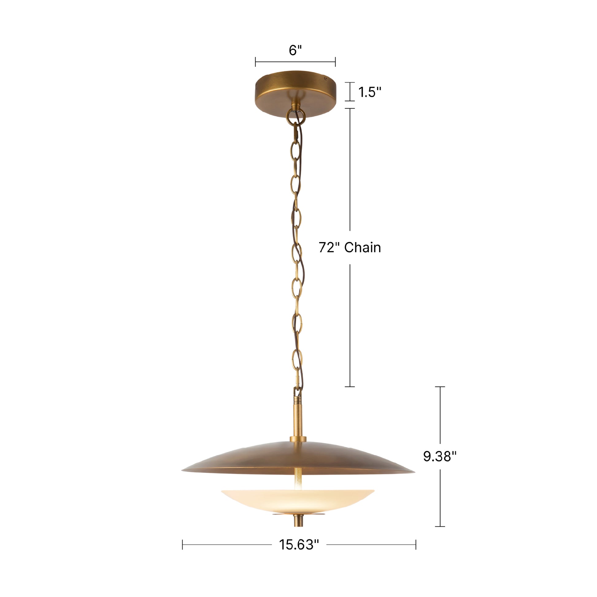 Prescott 16-in LED Pendant