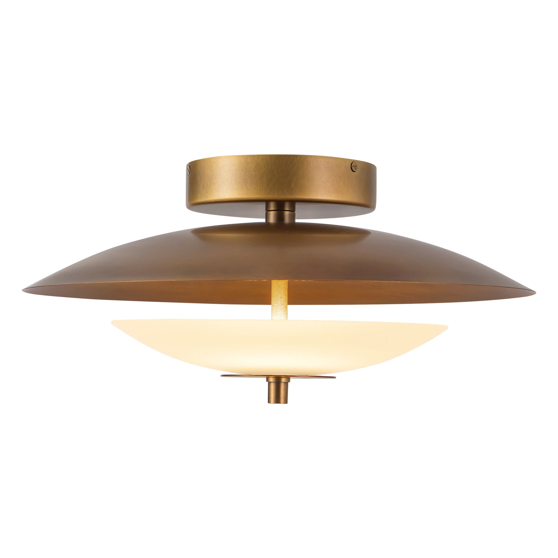 Prescott 16-in LED Semi-Flush Mount